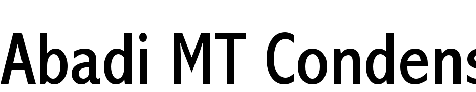 Abadi MT Condensed cкачати шрифт безкоштовно